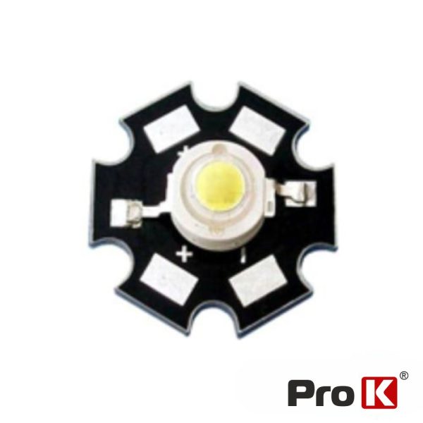 LED Array Alto Brilho 1W Branco Frio PROK - (LED01CW)