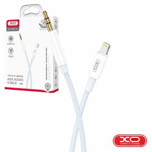 Adaptador Lightning Macho P/ Jack 3.5mm Macho Branco XO - (NB-R211A-WHBL)