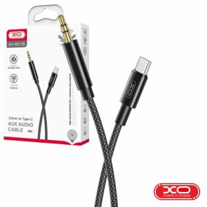 Adaptador USB-C Macho P/ Jack 3.5mm Macho Preto XO - (NB-R211B-BK)