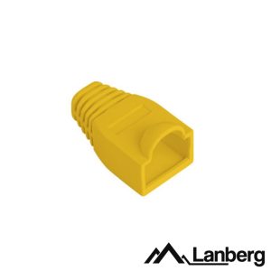 Capa Protectora P/ Conector RJ45 x100 Amarelo LANBERG - (PLB-1000-Y)