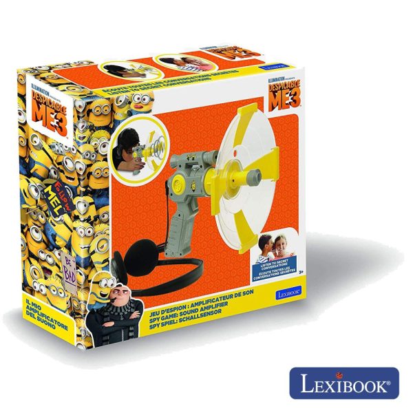 Pistola De Espionagem P/ Capturar Sons Minions Lexibook - (RPDES008)