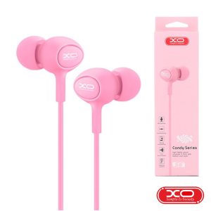 Auscultadores C/ Fios Stereo Rosa XO - (S6/PK)