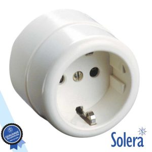 Tomada Elétrica Superfície 1x Schuko SOLERA - (SLR-517)