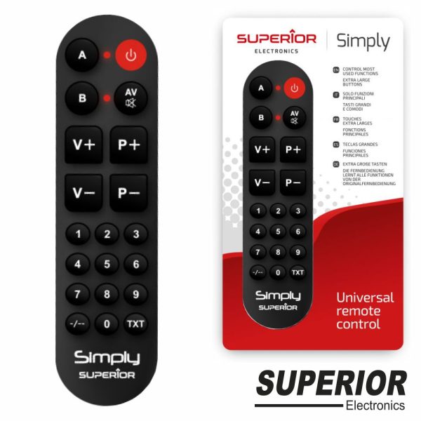 Comando TV Programável Simply - (SUPSIMPLY02)