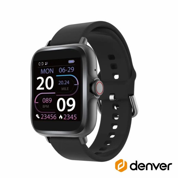 SmartWatch P/ Android iOS Preto DENVER - (SWC-156MK2)