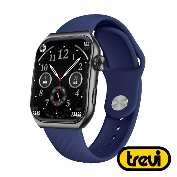 SmartWatch AMOLED 1.96" IP67 P/ Android iOS Azul TREVI - (T-FIT400C-BK)