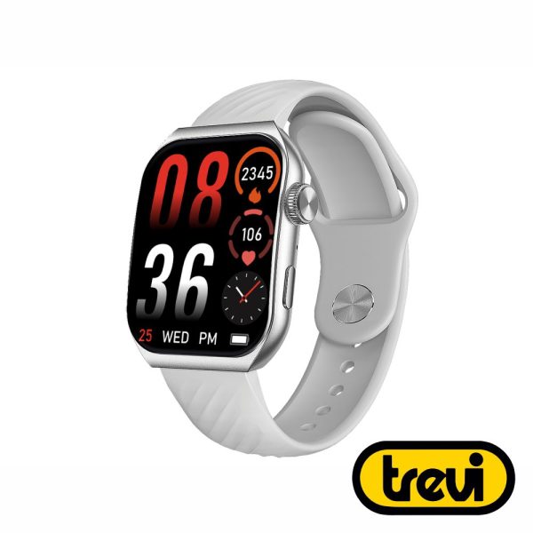 SmartWatch AMOLED 1.96" IP67 P/ Android iOS Cinzento TREVI - (T-FIT400C-SI)