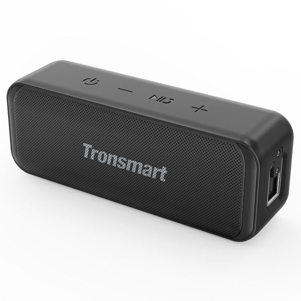 Coluna Bluetooth V5.0 10W Preto T2 Mini IPX7 TRONSMART - (T2 MINI-BK)