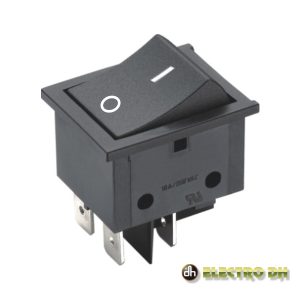 Interruptor Basculante 16A-250V Dpst (On)-Off Edh - (11.405.P/N)