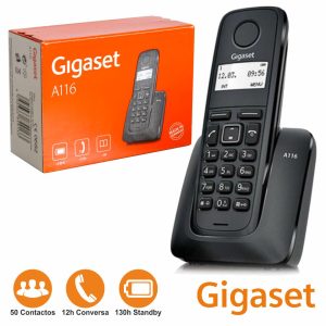 Telefone S/ Fios A116 Preto Gigaset - (A116B)