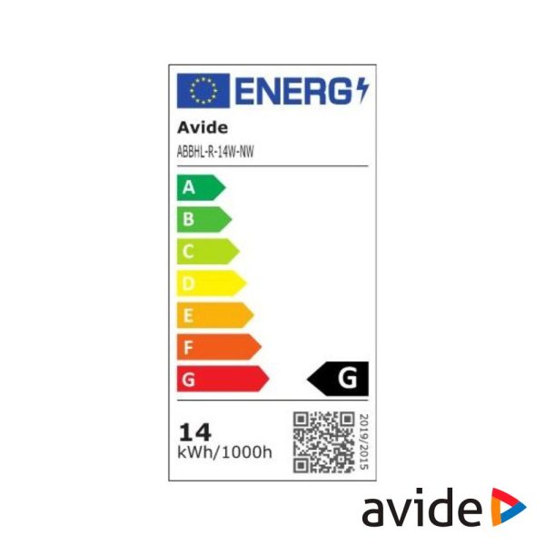 Aplique LED Redondo 14W 215mm 4000k 1000lm IP54 AVIDE - Image 2