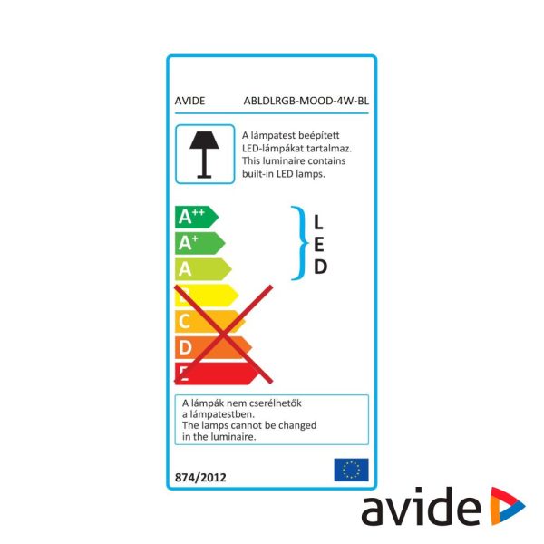 Candeeiro Secretária LED 4W 4000K C/ Base RGB 250lm AVIDE - Image 2