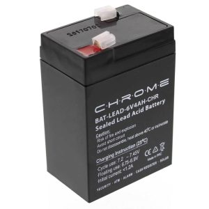 Bateria Chumbo 6V 4A - (BAT-LEAD-6V4AH-CHR)