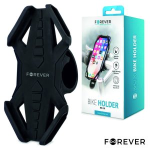 Suporte Telemóvel 4"a 6" P/ Motos E Bicicletas Preto FOREVER - (BH-120BK)