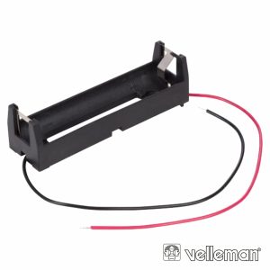 Suporte P/ 1 Pilha 18650 C/ Fios P/ Soldar VELLEMAN - (BH18650-1)