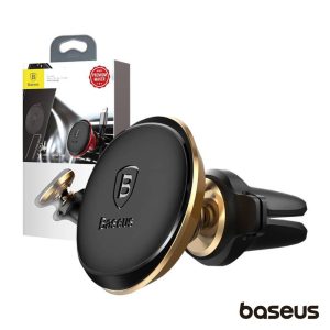 Suporte Telemóvel Magnético C/ Porta Cabos Dourado BASEUS - (C40141201G13-00)