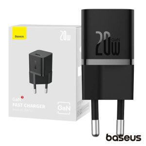 Alimentador Comutado Miniatura USB-C 20W GaN5 BASEUS - (CCGN050101)