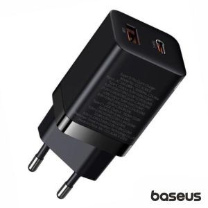 Alimentador Comutado USB-C/USB-A PD QC 3.0 30W BASEUS - (CCSUPP-E01)