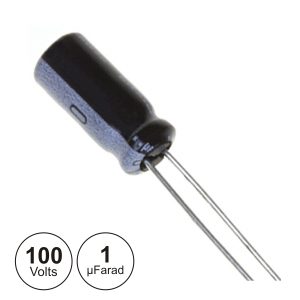 Condensador Electrolitico 1uf 100v 105º - (CE1-100)