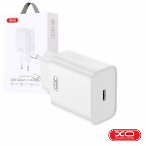 Alimentador 1 USB-C PD 20W Branco XO - (CE15)