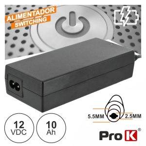 Alimentador Switching 12V 10A - (FAS12V10A(H))