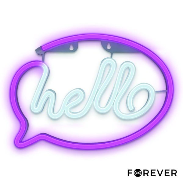 Luz LED Neon Em Forma de Letras HELLO - (FLNE15)