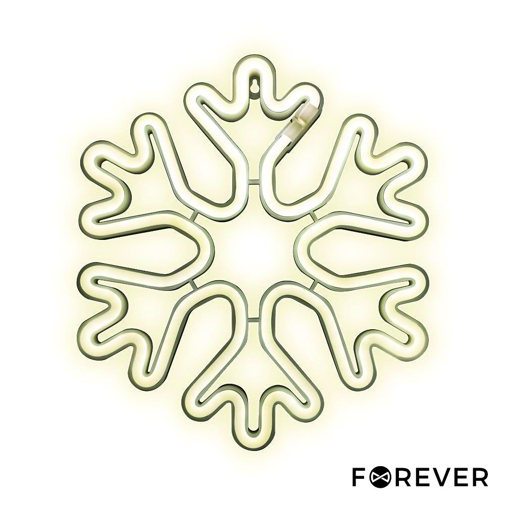 Luz LED Neon Em Forma de Floco De Neve - (FLNE20)