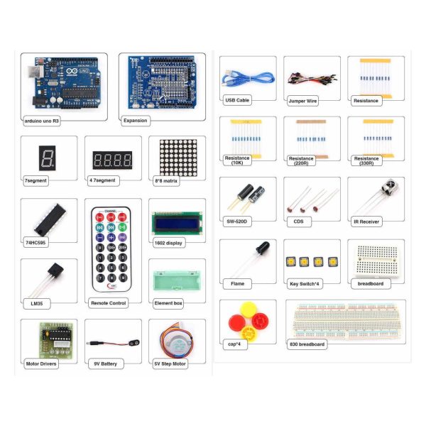 Kit Componentes P/ Arduino UNO R3 - Image 2