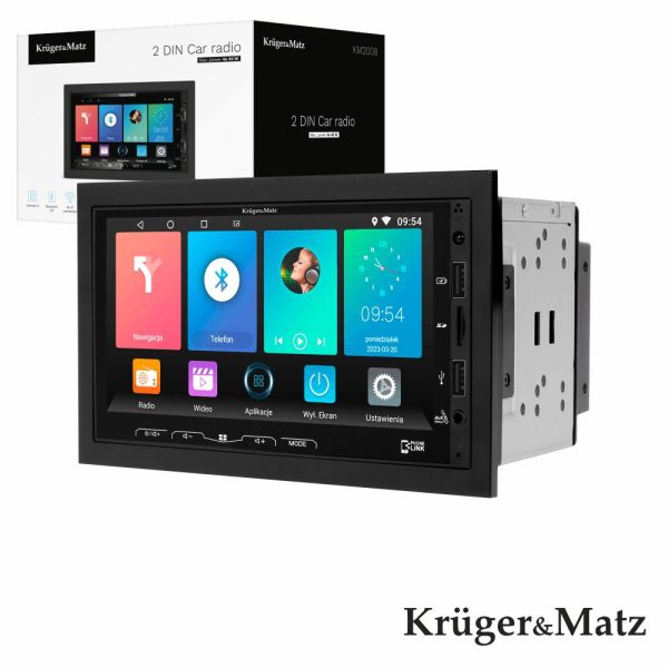 Auto-Rádio Android 7" 4x 45W GPS/BT/AUX/FM C/ Comando IR - (KM2008.1)