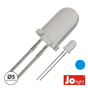 LED 5mm Alto Brilho Azul Jolight - (LL0510B)