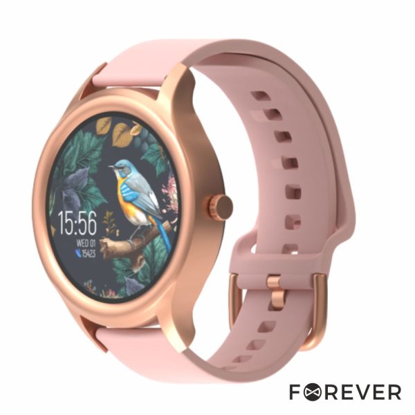 SmartWatch P/ Android iOS ForeVive3 Rose Gold FOREVER - (SB-340GD)