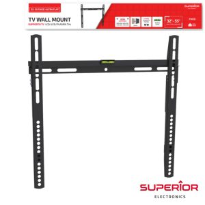 Suporte Lcd/LED 32/55" Fixo Flat Vesa 400/400 40kg - (SUP-3255FIXEDFLAT)