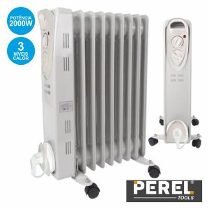 Aquecedor A Óleo 200W 9 Elementos PEREL - (TC78009N)