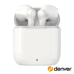 Auriculares Earbuds TWS Bluetooth V5.0 Branco DENVER - (TWE-39W)