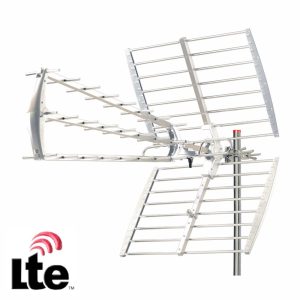 Antena Tdt Exterior UHF 43 Elementos 18db Filtro Lte 5G - (ZTL-2335G)