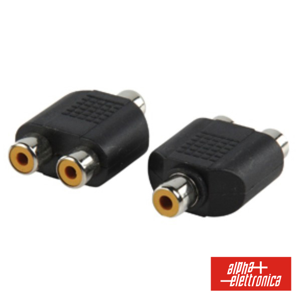 Ficha Adaptadora Rca Fêmea / 2 Rca Fêmea - (70-840)