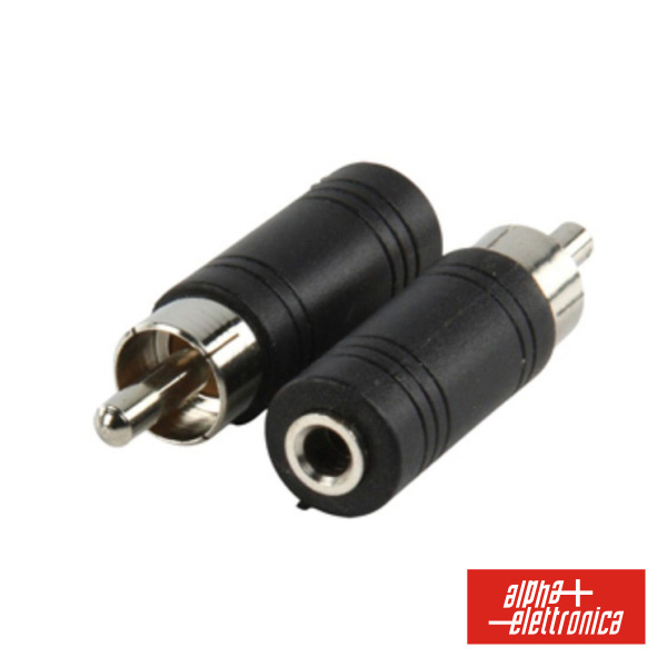 Ficha Adaptadora Jack 3.5mm Fêmea Mn / Rca Macho - (70-850)