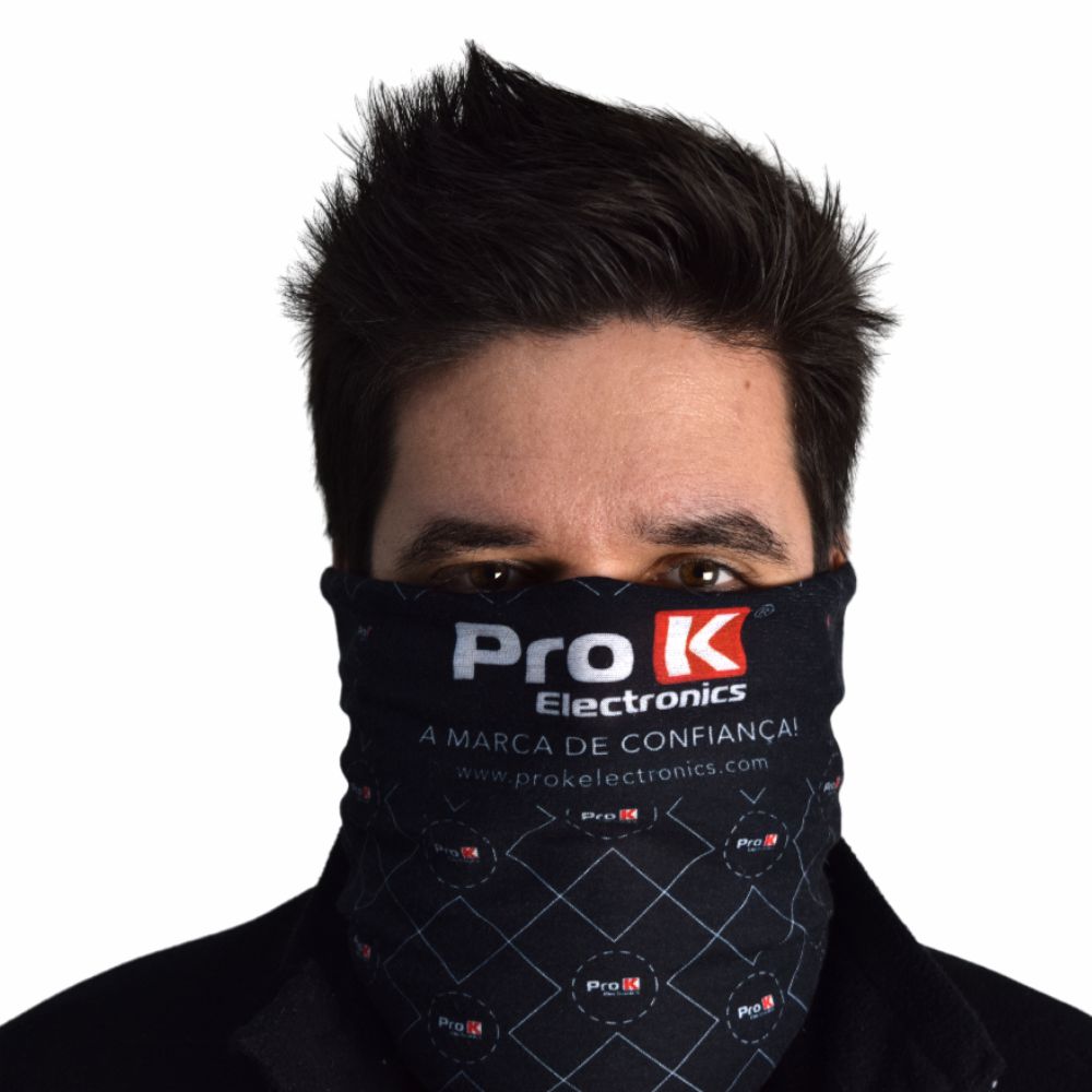 Bandana Multifunções Preta PROK - Image 2