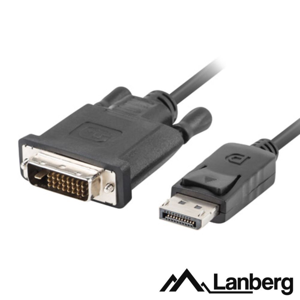 Cabo Displayport Macho / DVI-D Macho 3M LANBERG - (CA-DPDV-10CU-0030)