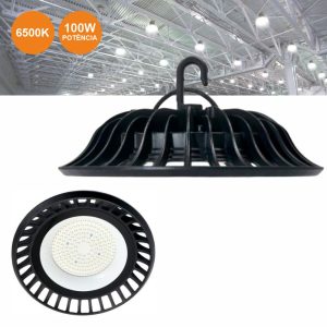 Campânula LED 100W 6500K IP65 9000lm - (CLIUFO100CW(E))