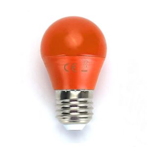 Lâmpada E27 4W= 30W 230V LED Laranja - (LLE274OR)