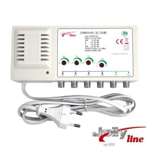 Amplificador de Antena 4 Entradas 1 Saída C/ Filtro Lte5G/4G - (45982/5G)