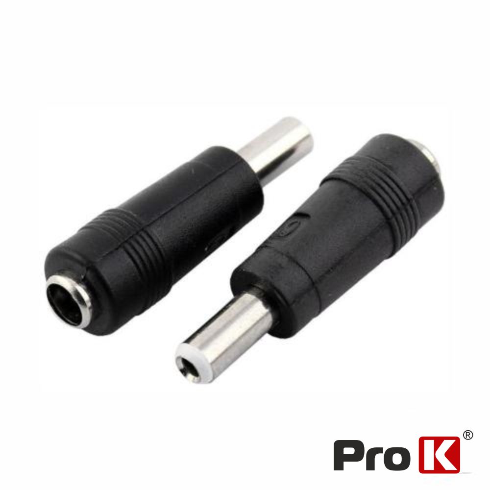 Ficha Adaptadora Alimentação DC Ø5.5-2.1mm P/ Ø5.5-2.5mm - (ADPDC02)