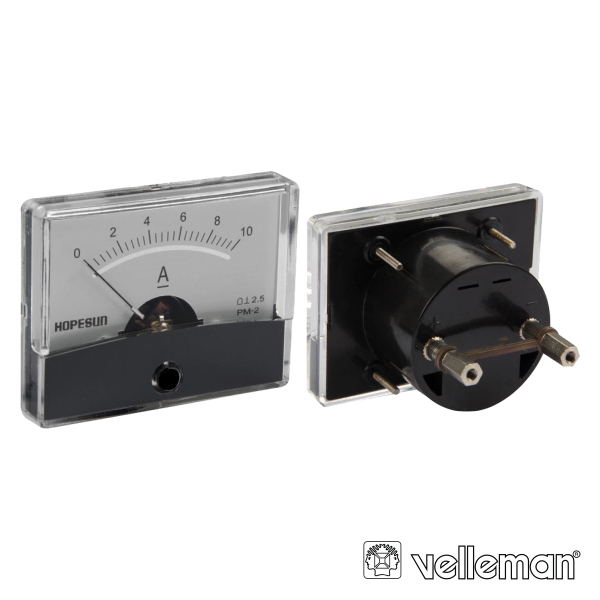 Amperímetro De Painel 10a VELLEMAN - (AIM6010A)