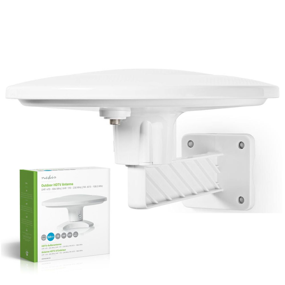 Antena Exterior HDTV 0-50 km 28 dB FM/UHF/ - (ANOR5003BK700)