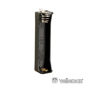 Suporte P/ 1 Pilha AAA C/ Terminais P/ Soldar VELLEMAN - (BH411D)