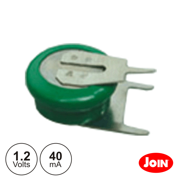 Bateria Ni-Mh 1.2V 40ma C/ Patilhas JOIN - (BM702-13)