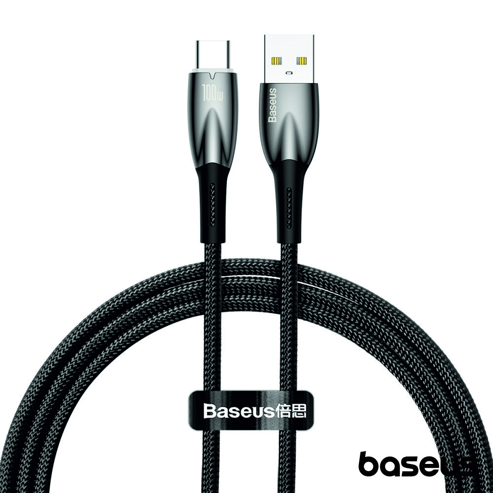 Cabo USB-A Macho P/ USB-C Macho 1m 100W Glimmer BASEUS - (CADH000401)
