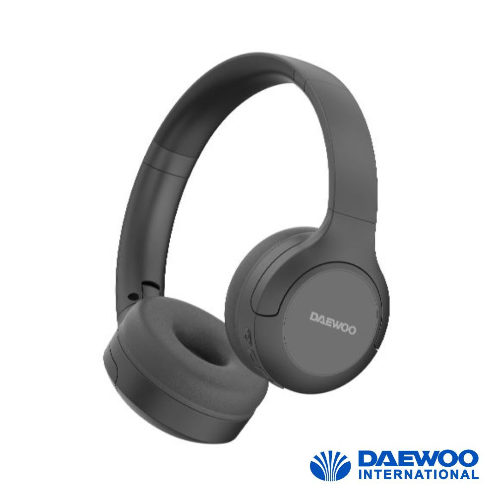 Auscultadores Bluetooth 5.3 S/ Fios Cartão SD Preto DAEWOO - (DW2017)