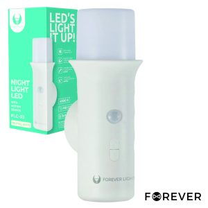 Luz de Presença LED Portátil 4500K C/ Sensor PIR FOREVER - (FLC-03)